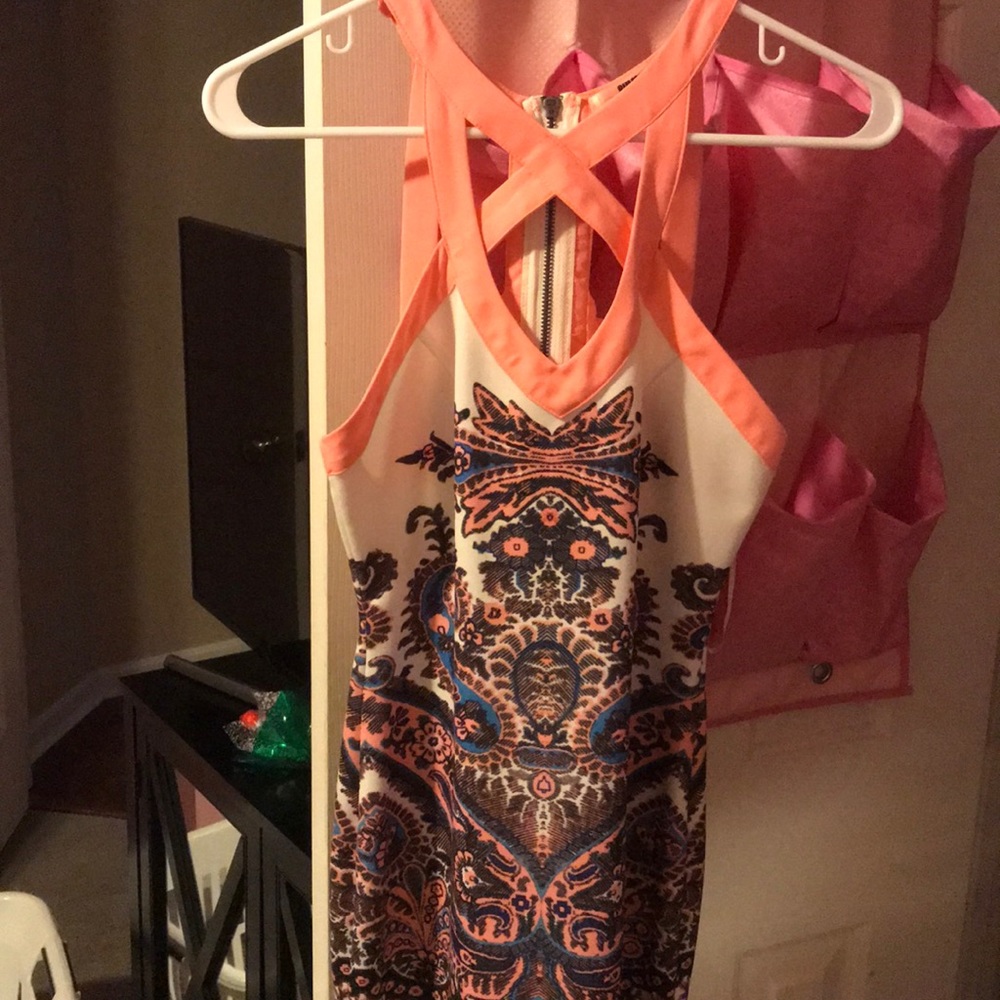 Multicolored tight dress